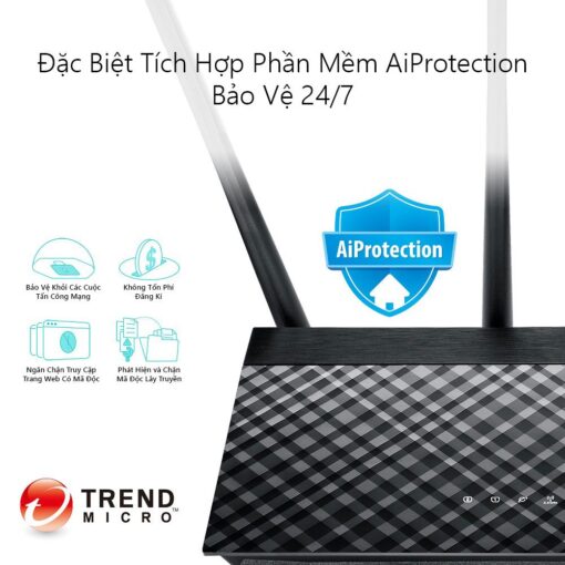 ASUS RT-AC53U Router  –  300+867Mbps, Gigabit LAN, MU-MIMO - Ảnh 3