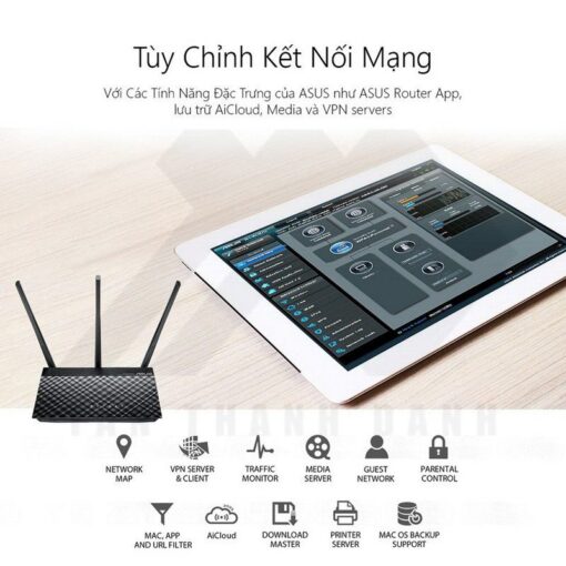 ASUS RT-AC53U Router  –  300+867Mbps, Gigabit LAN, MU-MIMO - Ảnh 4