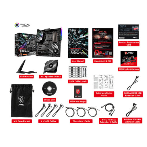 MSI PRESTIGE X570 CREATION Mainboard - Ảnh 4