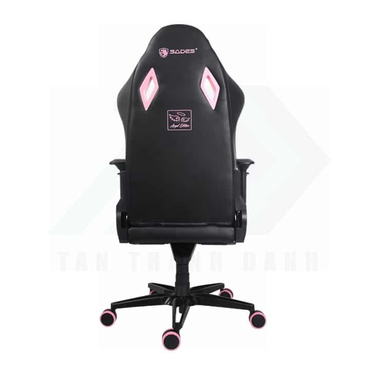 SADES Unicorn Gaming Chair Angel Edition - Black & Pink - Ảnh 5