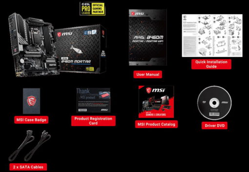 MSI MAG B460M MORTAR Mainboard - Ảnh 4