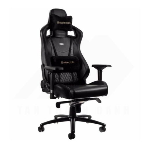 noblechairs EPIC Real Leather Gaming Chair – Black / Black