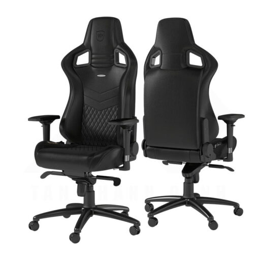 noblechairs EPIC Real Leather Gaming Chair – Black / Black - Ảnh 2